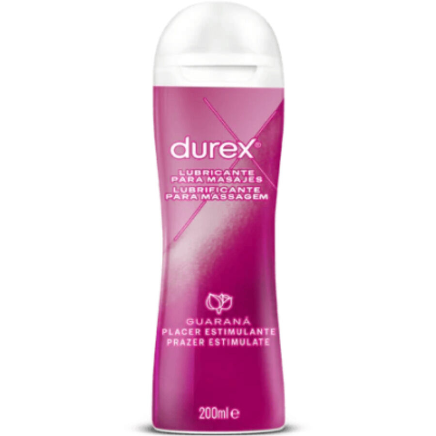 Imagen que nos facilita DUREX LUBES de su producto erótico DUREX - GEL LUBRICANTE DE MASAJE ESTIMULANTE GUARANÁ 200 ML para nuestra categoría "DROGUERÍA |Lubricantes|Con deliciosos Sabores".
