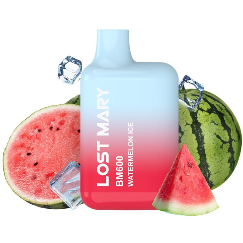 Imagen que nos facilita LOST MARY de su producto erótico LOST MARY - BM600 VAPER NICOTINA 2% DESECHABLE SABOR SANDÍA HELADA para nuestra categoría "ARTÍCULOS VARIOS|Vapeadores".