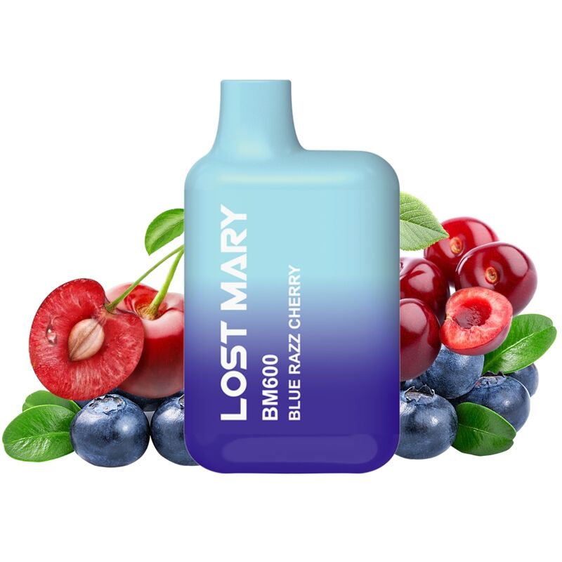 Imagen que nos facilita LOST MARY de su producto erótico LOST MARY - BM600 VAPER NICOTINA 2% DESECHABLE SABOR ARÁNDANOS para nuestra categoría "ARTÍCULOS VARIOS|Vapeadores".