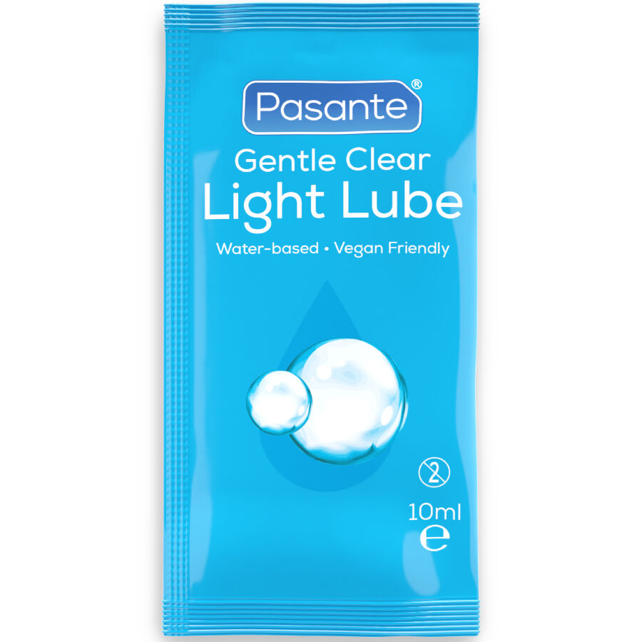 Imagen que nos facilita PASANTE de su producto erótico PASANTE - LIGHT LUBRICANTE BASE AGUA 10 ML para nuestra categoría "DROGUERÍA |Lubricantes|Base Agua".