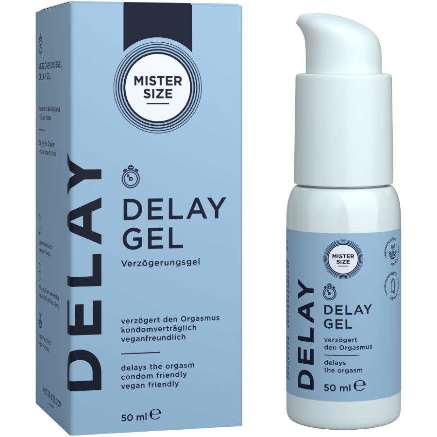 Imagen que nos facilita MISTER SIZE de su producto erótico MISTER SIZE - GEL RETARDANTE 50 ML para nuestra categoría "DROGUERÍA |Estimulantes para Ellos|Retardantes".