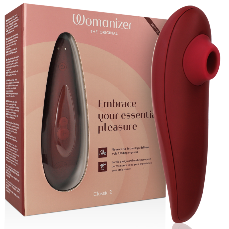 Imagen que nos facilita WOMANIZER de su producto erótico WOMANIZER - CLASSIC 2 ESTIMULADOR DE CLÍTORIS BURDEOS para nuestra categoría "JUGUETES BIENESTAR |Juguetes para Mujeres|Estimuladores|Succionadores sin vibración".