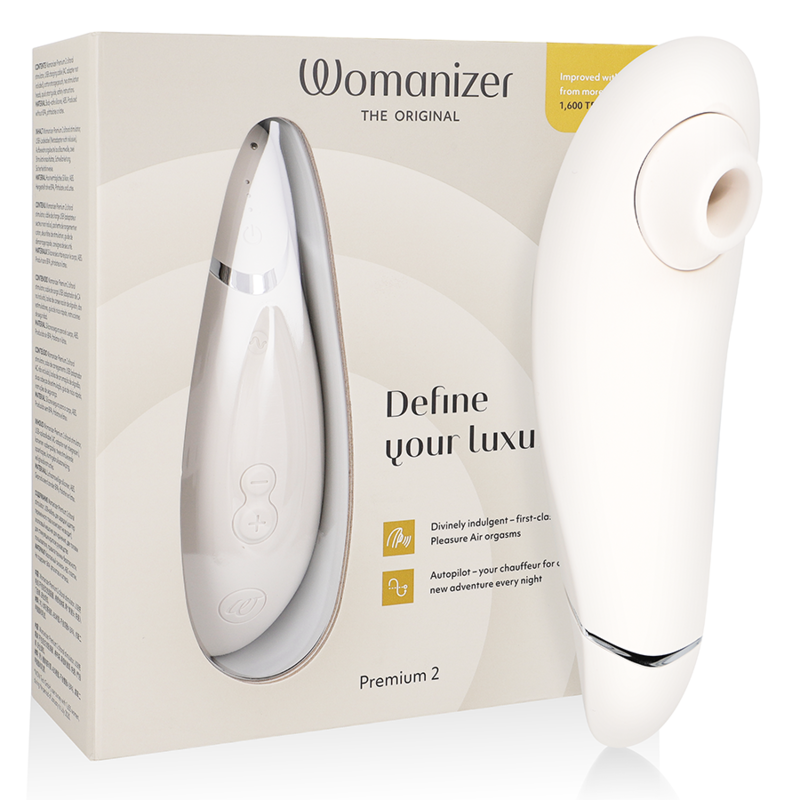 Imagen que nos facilita WOMANIZER de su producto erótico WOMANIZER - PREMIUM 2 ESTIMULADOR DE CLÍTORIS GRIS para nuestra categoría "JUGUETES BIENESTAR |Juguetes para Mujeres|Estimuladores|Succionadores sin vibración".
