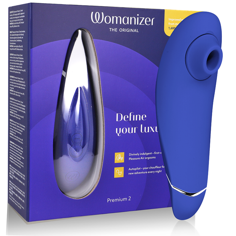 Imagen que nos facilita WOMANIZER de su producto erótico WOMANIZER - PREMIUM 2 ESTIMULADOR DE CLÍTORIS ARÁNDANO para nuestra categoría "JUGUETES BIENESTAR |Juguetes para Mujeres|Estimuladores|Succionadores sin vibración".