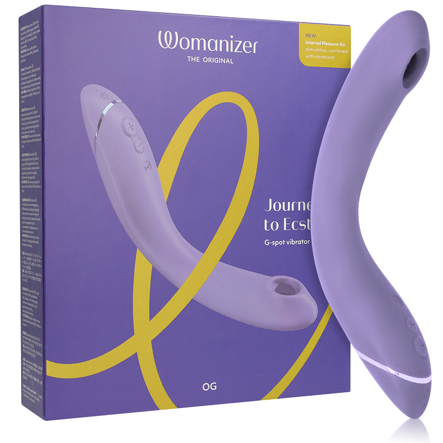 Imagen que nos facilita WOMANIZER de su producto erótico WOMANIZER - OG G-SPOT LILA para nuestra categoría "JUGUETES BIENESTAR |Juguetes para Mujeres|Estimuladores|Succionadores con vibración".