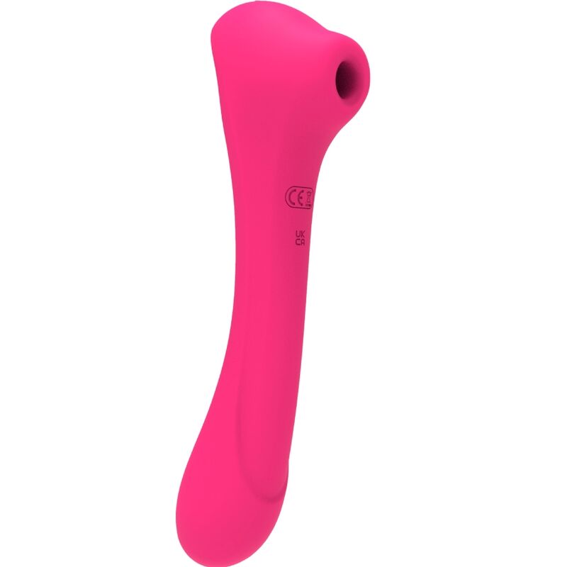 Imagen que nos facilita ALIVE de su producto erótico ALIVE - QUIVER SUCCIONADOR & VIBRADOR FUCSIA para nuestra categoría "JUGUETES BIENESTAR |Vibradores|Vibradores Succionadores Ondas Presión".