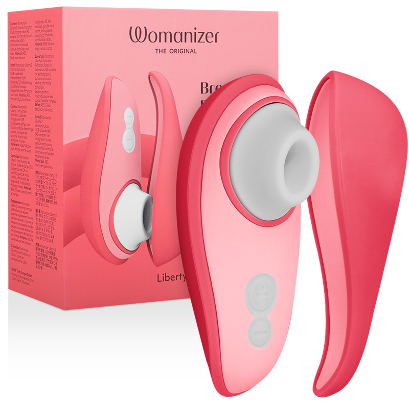 Imagen que nos facilita WOMANIZER de su producto erótico WOMANIZER - LIBERTY 2 ESTIMULADOR & SUCCIONADOR CLÍTORIS ROSA para nuestra categoría "JUGUETES BIENESTAR |Juguetes para Mujeres|Estimuladores|Succionadores con vibración".