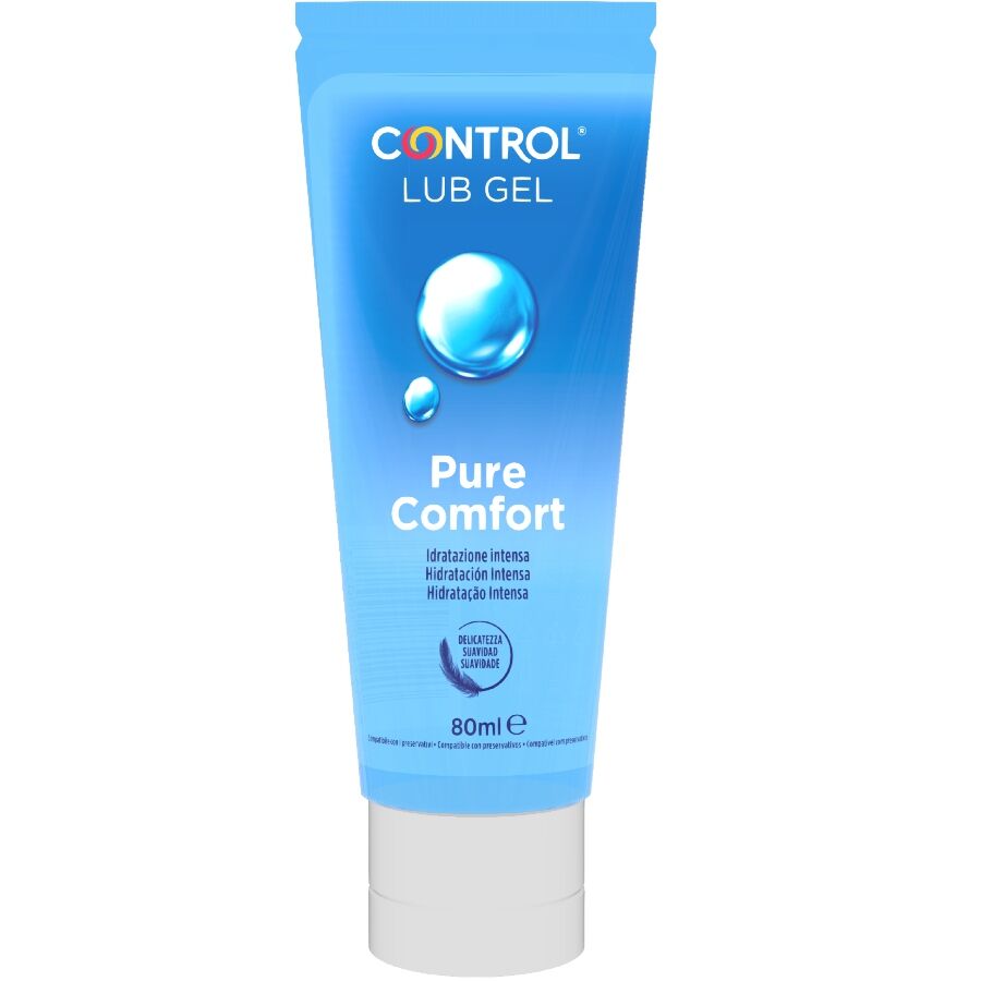Imagen que nos facilita CONTROL LUBES de su producto erótico CONTROL - PURE COMFORT LUBRICANTE HIDRATACIÓN INTENSA 80 ML para nuestra categoría "DROGUERÍA |Lubricantes|Base Agua".