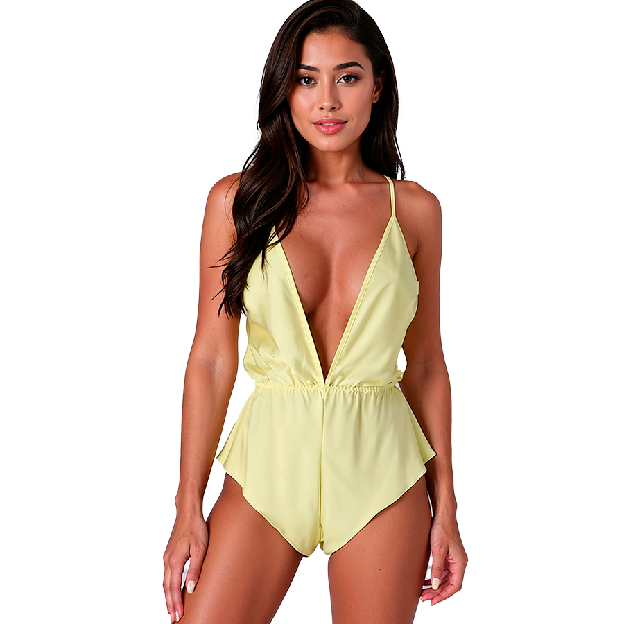 Imagen que nos facilita PASSION WOMAN TEDDIES de su producto erótico PASSION - SENSIE BODY AMARILLO L/XL para nuestra categoría "MODA & LENCERÍA|Lencería Mujer|Lencería Sexy|Bodys".