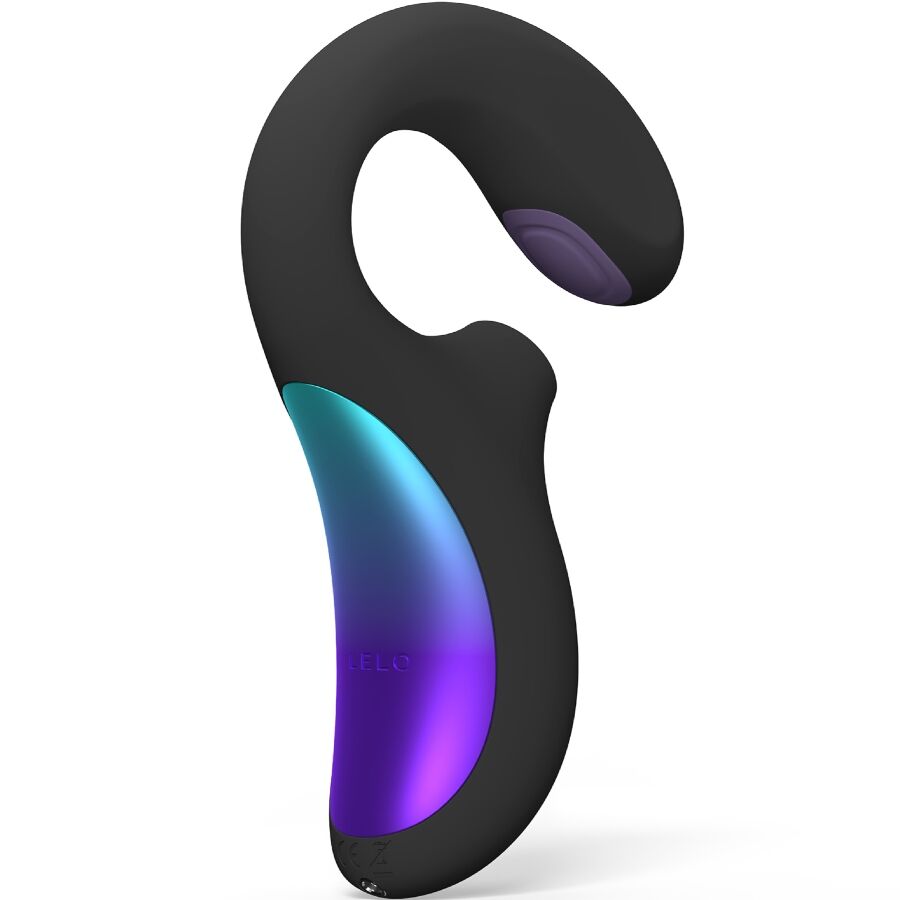 Imagen que nos facilita LELO de su producto erótico LELO - ENIGMA DOUBLE SONIC VIBRADOR PUNTO G NEGRO para nuestra categoría "JUGUETES BIENESTAR |Vibradores|Vibradores Punto G".