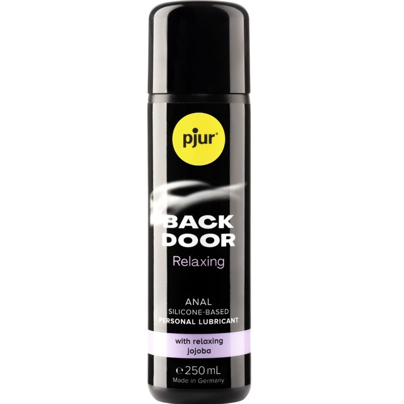 La marca PJUR nos facilita esta imagen de su producto PJUR - BACK DOOR RELAXING LUBRICANTE ANAL JOJOBA 250 ML para nuestro catálogo.