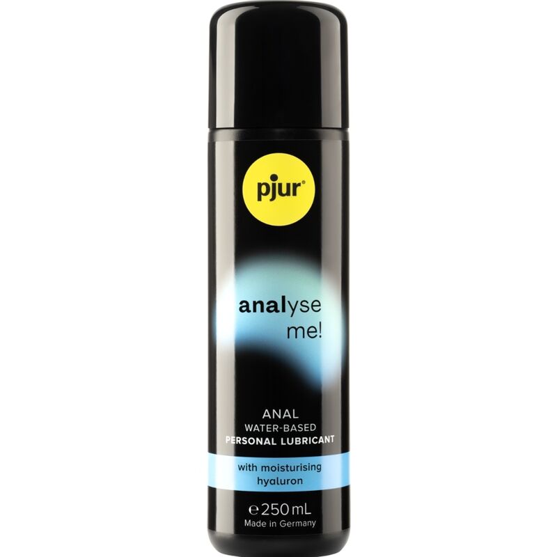La marca PJUR nos facilita esta imagen de su producto PJUR - ANALYSE ME LUBRICANTE AGUA ANAL 250 ML para nuestro catálogo.