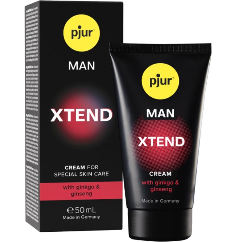 La marca PJUR nos facilita esta imagen de su producto PJUR - MAN XTEND CREMA MASAJE ESTIMULANTE 50 ML para nuestro catálogo.