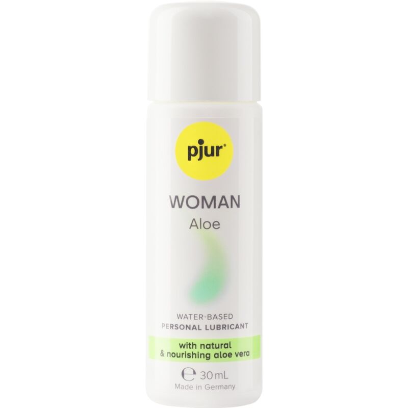 La marca PJUR nos facilita esta imagen de su producto PJUR - WOMAN ALOE LUBRICANTE BASE AGUA 30 ML para nuestro catálogo.