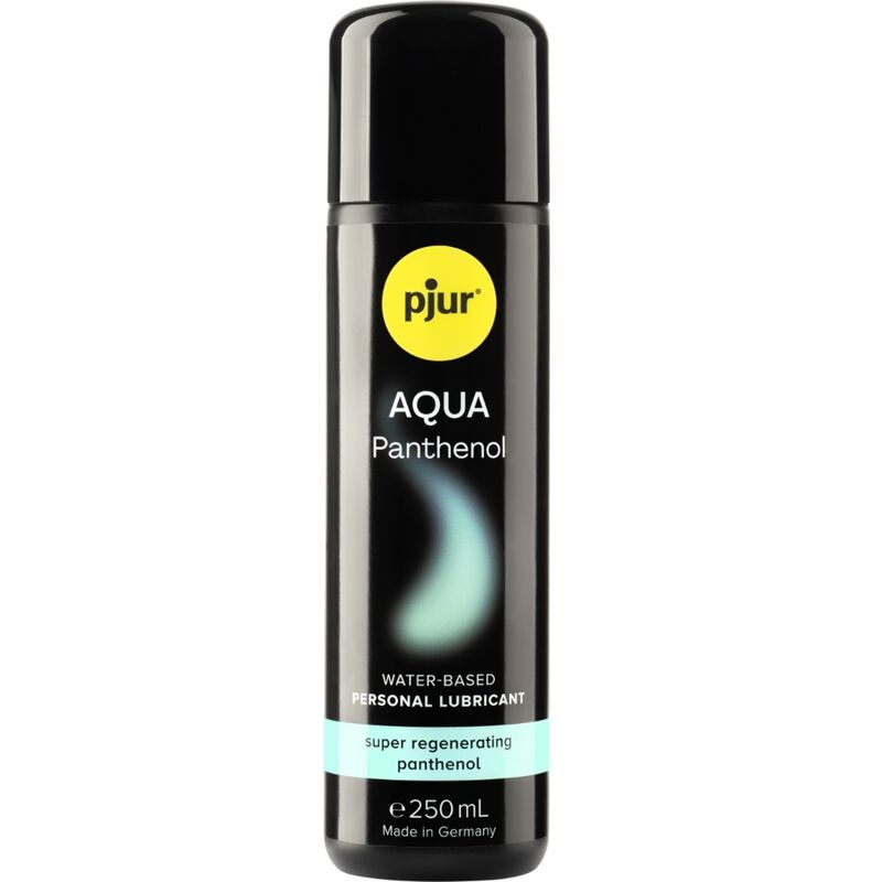 La marca PJUR nos facilita esta imagen de su producto PJUR - AQUA PANTHENOL LUBRICANTE BASE AGUA 250 ML para nuestro catálogo.