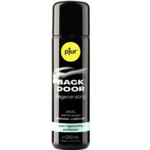La marca PJUR nos facilita esta imagen de su producto PJUR - BACK DOOR ANAL REGENERATING PANTHENOL BASE AGUA 250 ML para nuestro catálogo.
