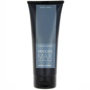 La marca MIXGLISS nos facilita esta imagen de su producto MIXGLISS - MAX LUBRICANTE ANAL BASE AGUA NATURAL 70 ML para nuestro catálogo.