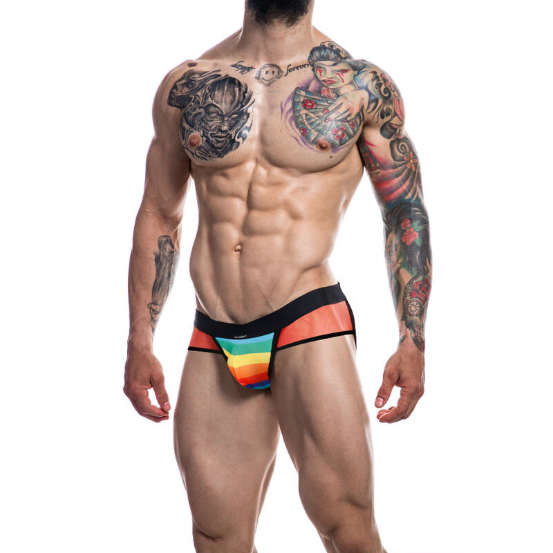 La marca CUT4MEN JOCKSTRAP nos facilita esta imagen de su producto CUT4MEN - JOCKSTRAP RAINBOW XL para nuestro catálogo.