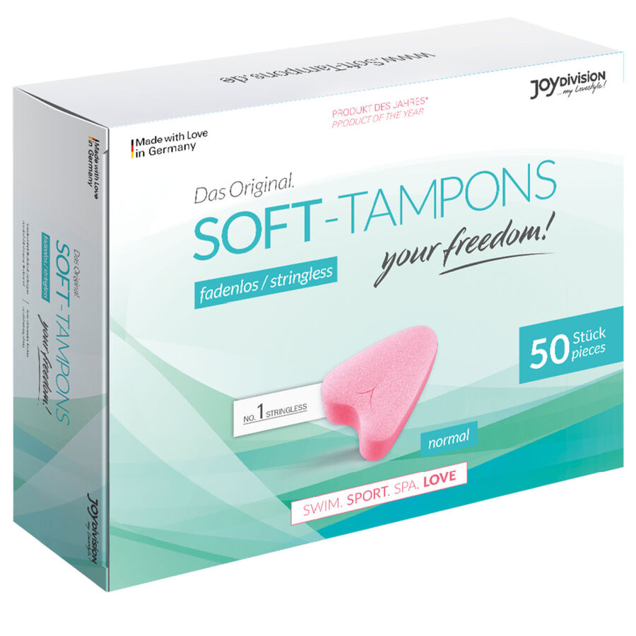 La marca JOYDIVISION SOFT-TAMPONS nos facilita esta imagen de su producto JOYDIVISION SOFT-TAMPONS - TAMPONES ORIGINALES LOVE / 50UDS para nuestro catálogo.