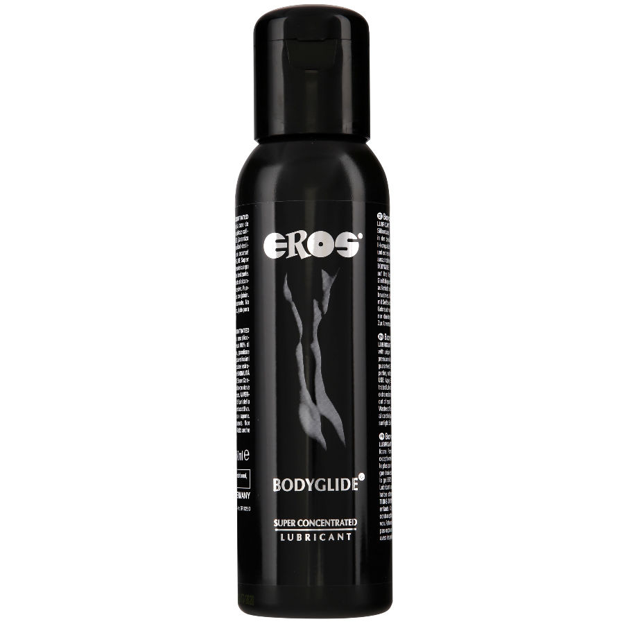 La marca EROS CLASSIC LINE nos facilita esta imagen de su producto EROS - BODYGLIDE LUBRICANTE SUPERCOCENTRADO SILICONA 250 ML para nuestro catálogo.