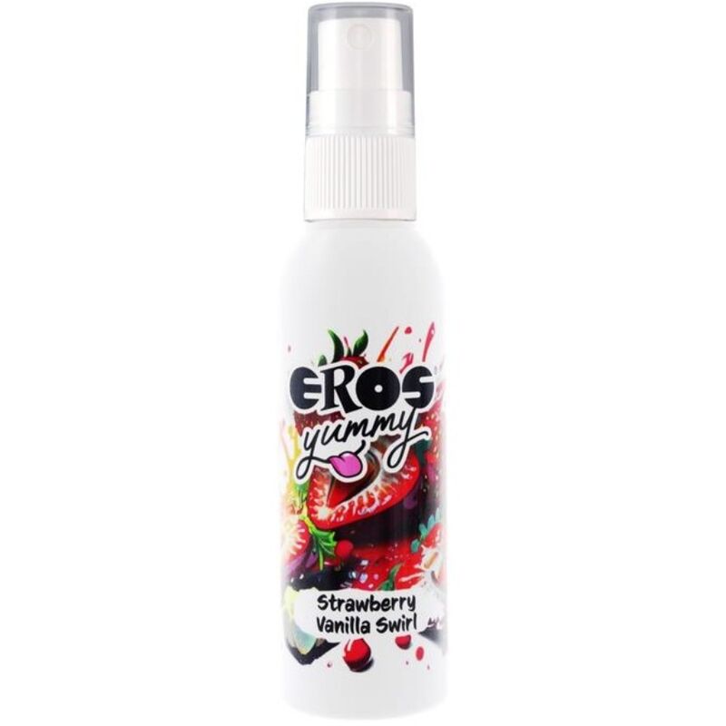 La marca EROS CLASSIC LINE nos facilita esta imagen de su producto EROS - YUMMY SPRAY CORPORAL STRAWBERRY VAINILLA SWIRL 50 ML para nuestro catálogo.