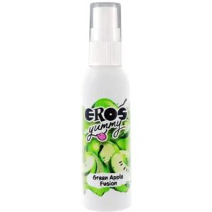 La marca EROS CLASSIC LINE nos facilita esta imagen de su producto EROS - YUMMY SPRAY CORPORAL GREEN APPLE FUSION 50 ML para nuestro catálogo.