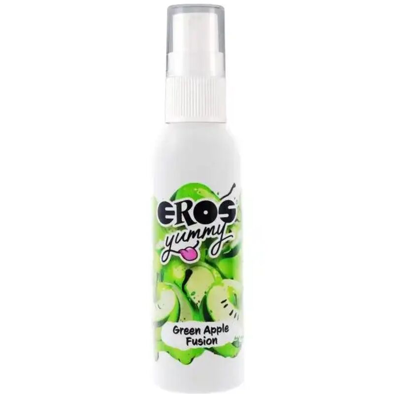 La marca EROS CLASSIC LINE nos facilita esta imagen de su producto EROS - YUMMY SPRAY CORPORAL GREEN APPLE FUSION 50 ML para nuestro catálogo.