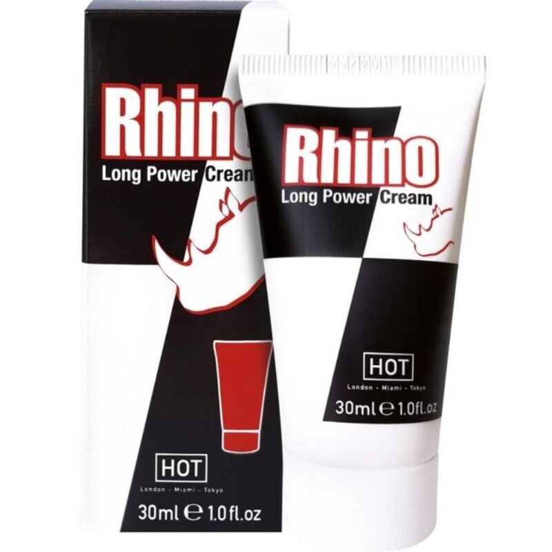 La marca HOT nos facilita esta imagen de su producto HOT - RHINO CREMA RETARDANTE 30ML para nuestro catálogo.