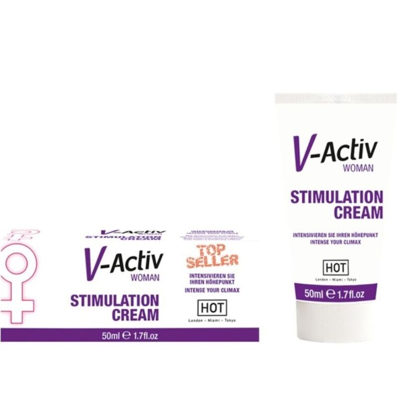 La marca HOT nos facilita esta imagen de su producto HOT - V-ACTIV CREMA ESTIMULADORA MUJER 50ML para nuestro catálogo.