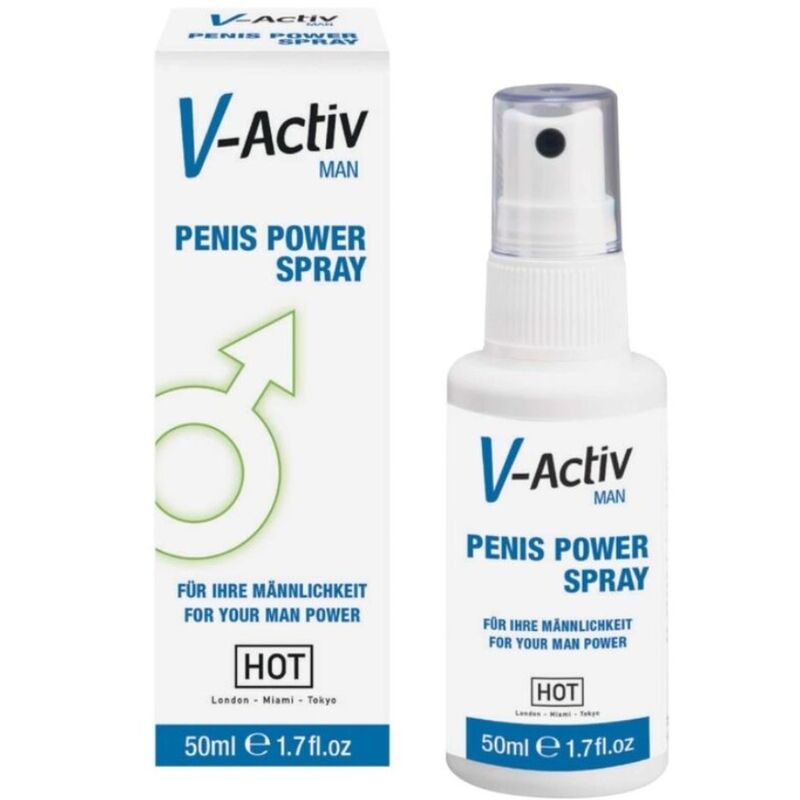 La marca HOT nos facilita esta imagen de su producto HOT - V-ACTIV SPRAY POTENCIADOR HOMBRE 50ML para nuestro catálogo.