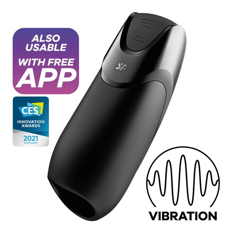 La marca SATISFYER MEN nos facilita esta imagen de su producto SATISFYER - MEN VIBRATION+ NEGRO para nuestro catálogo.