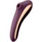 La marca SATISFYER AIR PULSE nos facilita esta imagen de su producto SATISFYER - DUAL KISS ESTIMULADOR CLITORIS PURPURA para nuestro catálogo.
