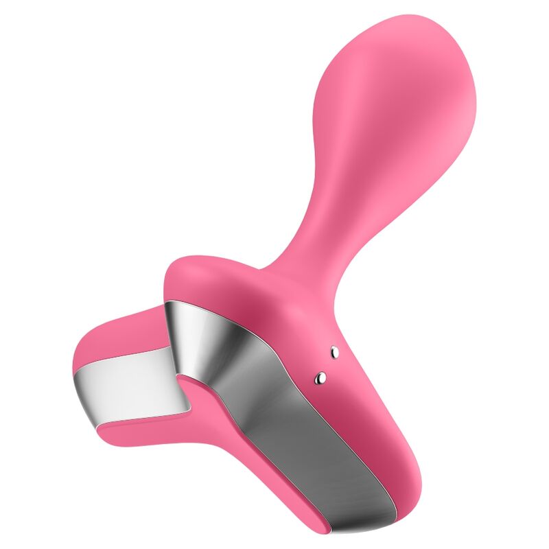 La marca SATISFYER PLUGS nos facilita esta imagen de su producto SATISFYER - GAME CHANGER PLUG VIBRADOR ROSA para nuestro catálogo.