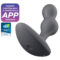 La marca SATISFYER CONNECT nos facilita esta imagen de su producto SATISFYER - DEEP DIVER PLUG VIBRADOR APP GRIS para nuestro catálogo.
