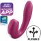 La marca SATISFYER CONNECT nos facilita esta imagen de su producto SATISFYER - SUNRAY ESTIMULADOR Y VIBRADOR APP ROJO para nuestro catálogo.