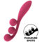 La marca SATISFYER VIBRATOR nos facilita esta imagen de su producto SATISFYER - TRI BALL 1 MULTI VIBRADOR ROJO para nuestro catálogo.