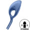La marca SATISFYER RING nos facilita esta imagen de su producto SATISFYER - SWORDSMAN ANILLO VIBRADOR AZUL para nuestro catálogo.
