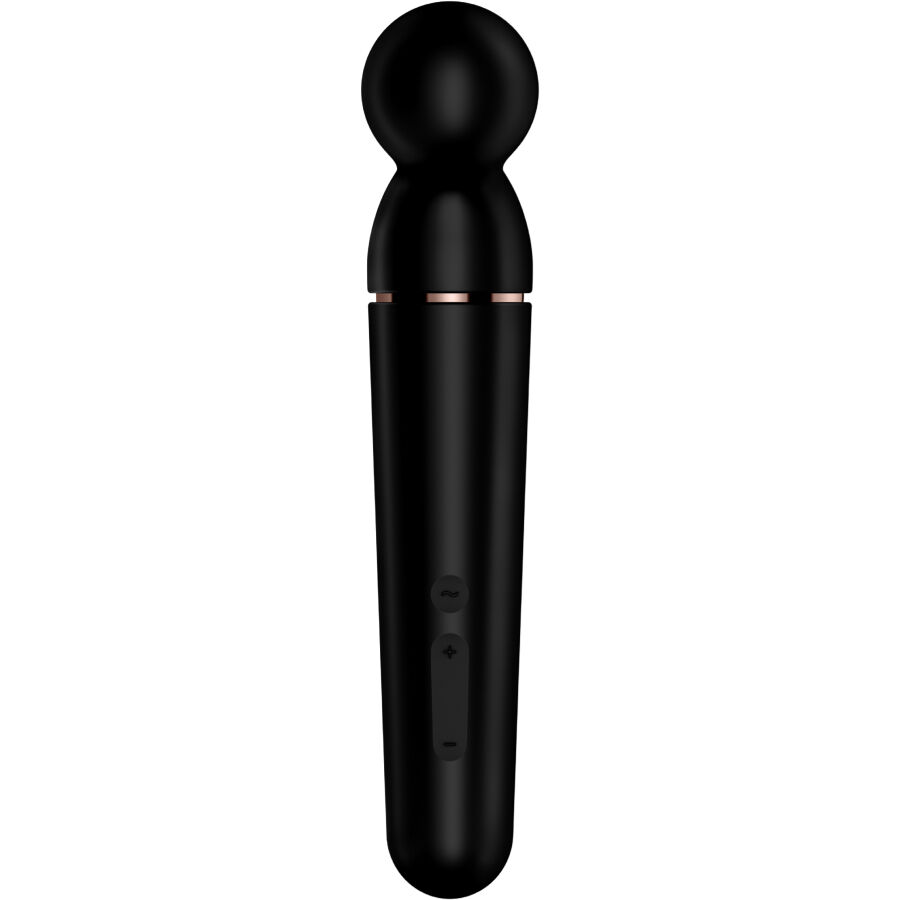 La marca SATISFYER WAND nos facilita esta imagen de su producto SATISFYER - PLANET WAND-ER MASAJEADOR VIBRADOR NEGRO para nuestro catálogo.