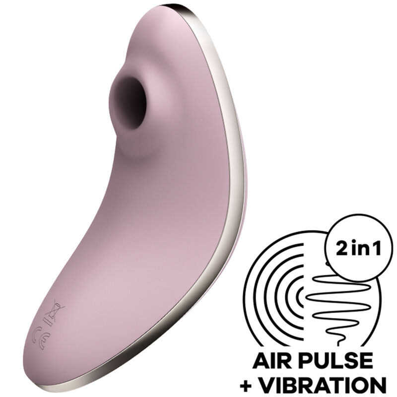 La marca SATISFYER AIR PULSE nos facilita esta imagen de su producto SATISFYER - VULVA LOVER 1 ESTIMULADOR Y VIBRADOR VIOLETA para nuestro catálogo.