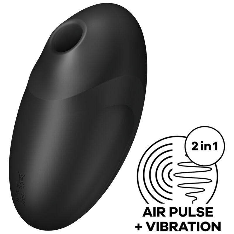 La marca SATISFYER AIR PULSE nos facilita esta imagen de su producto SATISFYER - VULVA LOVER 3 ESTIMULADOR Y VIBRADOR NEGRO para nuestro catálogo.