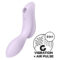 La marca SATISFYER AIR PULSE nos facilita esta imagen de su producto SATISFYER - CURVY TRINITY 2 ESTIMULADOR Y VIBRADOR MORADO para nuestro catálogo.