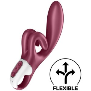 La marca SATISFYER VIBRATOR nos facilita esta imagen de su producto SATISFYER - TOUCH ME VIBRADOR RABBIT ROJO para nuestro catálogo.