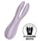 La marca SATISFYER VIBRATOR nos facilita esta imagen de su producto SATISFYER - THREESOME 2 VIBRADOR VIOLETA para nuestro catálogo.