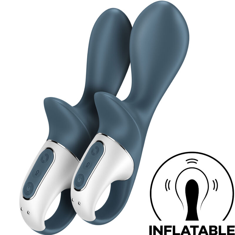 La marca SATISFYER VIBRATOR nos facilita esta imagen de su producto SATISFYER - AIR PUMP BOOTY 2 GRIS OSCURO para nuestro catálogo.