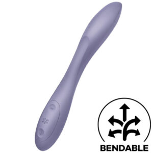 La marca SATISFYER VIBRATOR nos facilita esta imagen de su producto SATISFYER - G-SPOT FLEX 2 MULTI VIBRADOR MORADO para nuestro catálogo.