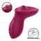 La marca SATISFYER VIBRATOR nos facilita esta imagen de su producto SATISFYER - EXCITERRR VIBRADOR LAY-ON CLÍTORIS FUCSIA para nuestro catálogo.