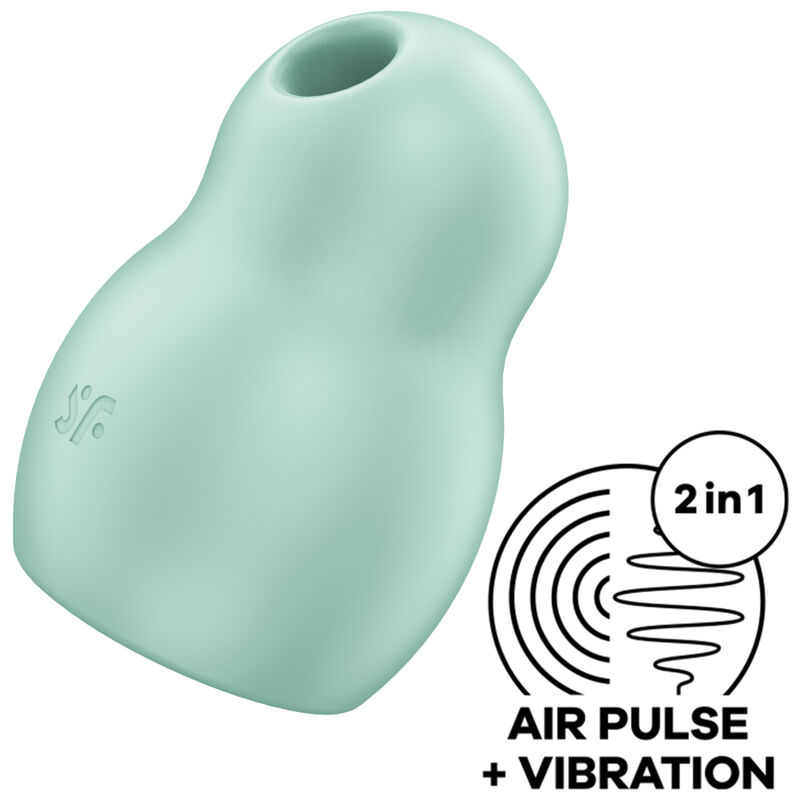 La marca SATISFYER AIR PULSE nos facilita esta imagen de su producto SATISFYER - PRO TO GO 1 ESTIMULADOR Y VIBRADOR DOBLE VERDE para nuestro catálogo.