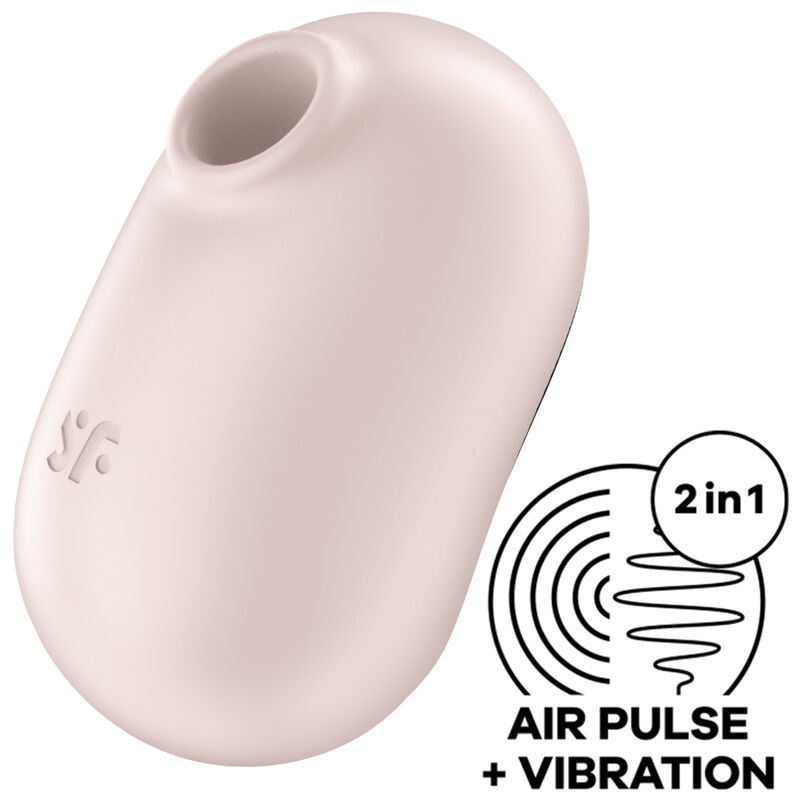 La marca SATISFYER AIR PULSE nos facilita esta imagen de su producto SATISFYER - PRO TO GO 2 ESTIMULADOR Y VIBRADOR DOBLE BEIGE para nuestro catálogo.