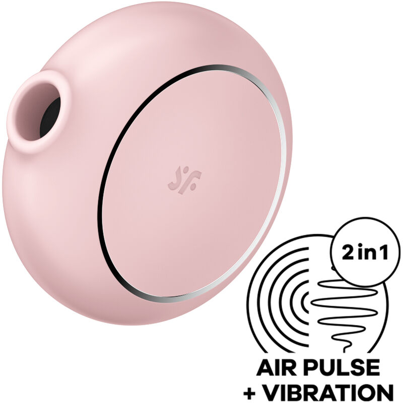 La marca SATISFYER AIR PULSE nos facilita esta imagen de su producto SATISFYER - PRO TO GO 3 ESTIMULADOR Y VIBRADOR DOBLE ROSA para nuestro catálogo.