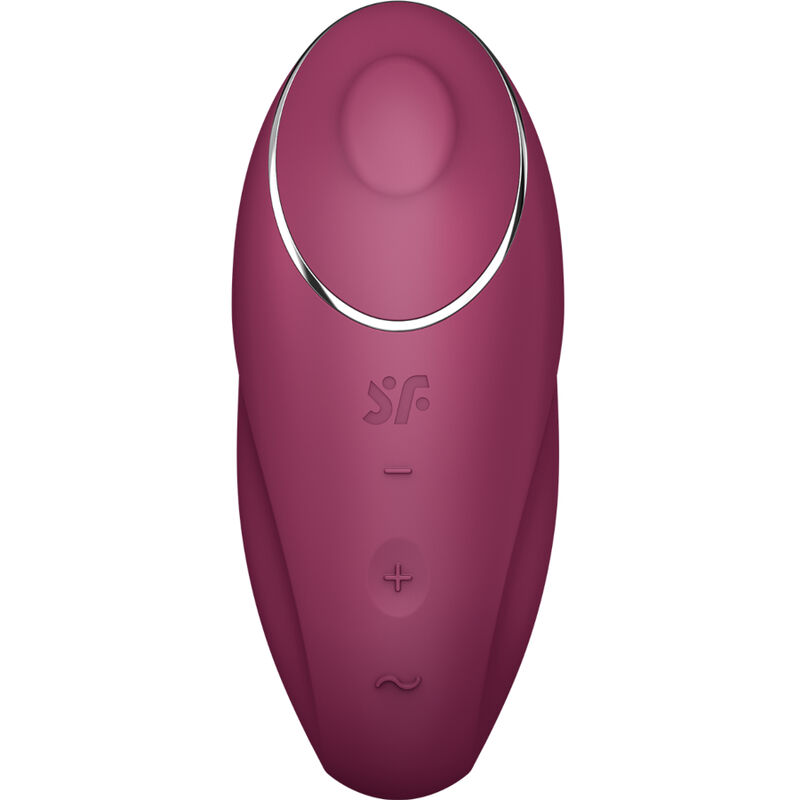La marca SATISFYER LAYONS nos facilita esta imagen de su producto SATISFYER - TAP & CLIMAX 1 VIBRADOR LAY-ON ROJO para nuestro catálogo.